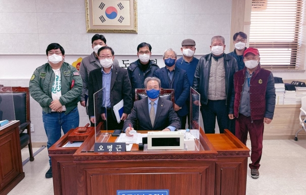 청북어연한산폐기물소각장 관련 관계자 정담회